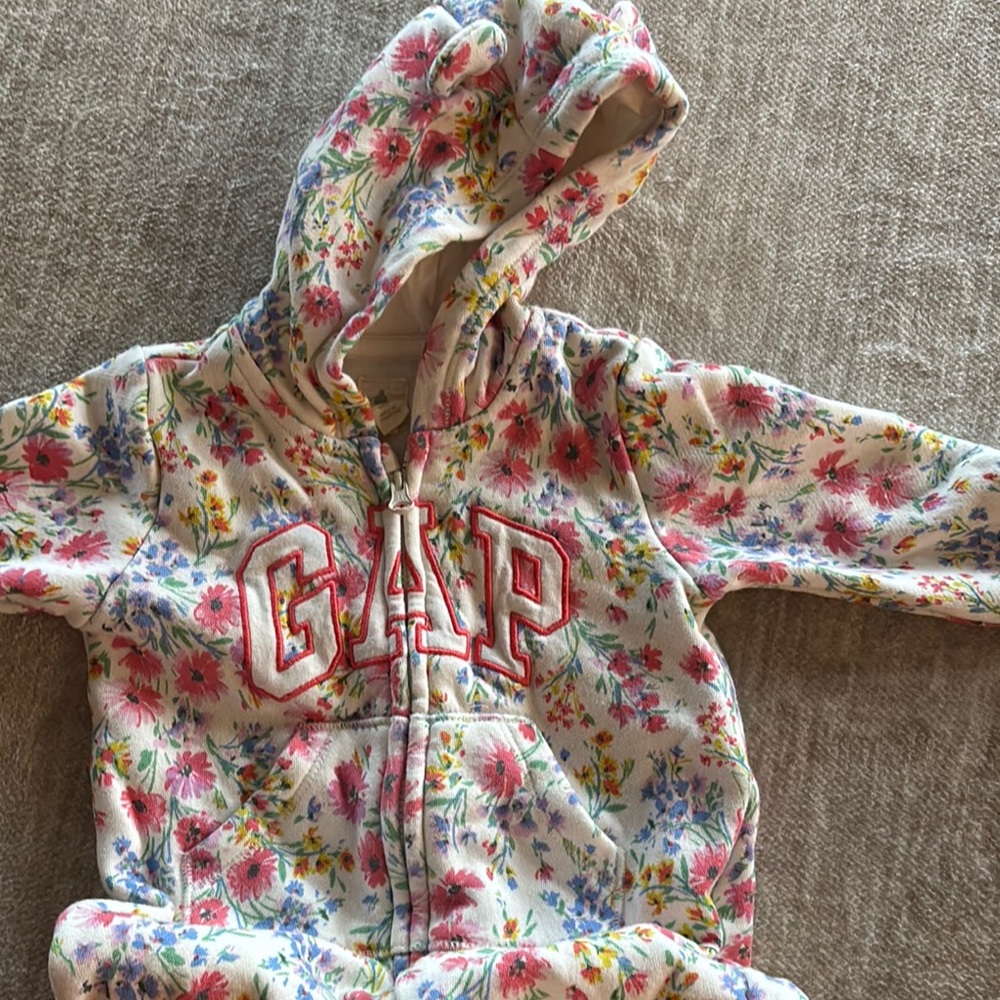 GAP Floral Kids Footie One Piece